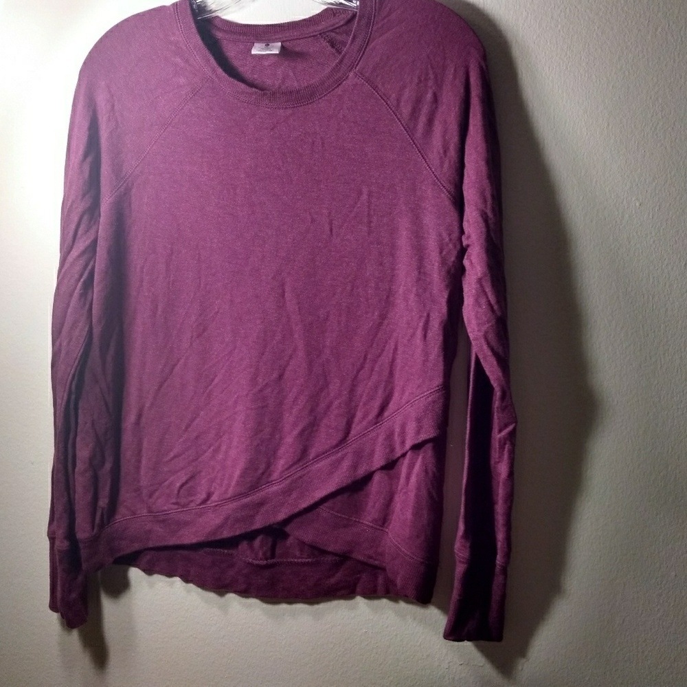 Active Life Long-Sleeve Plum Shirt